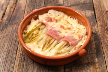 Endives au jambon gratinées