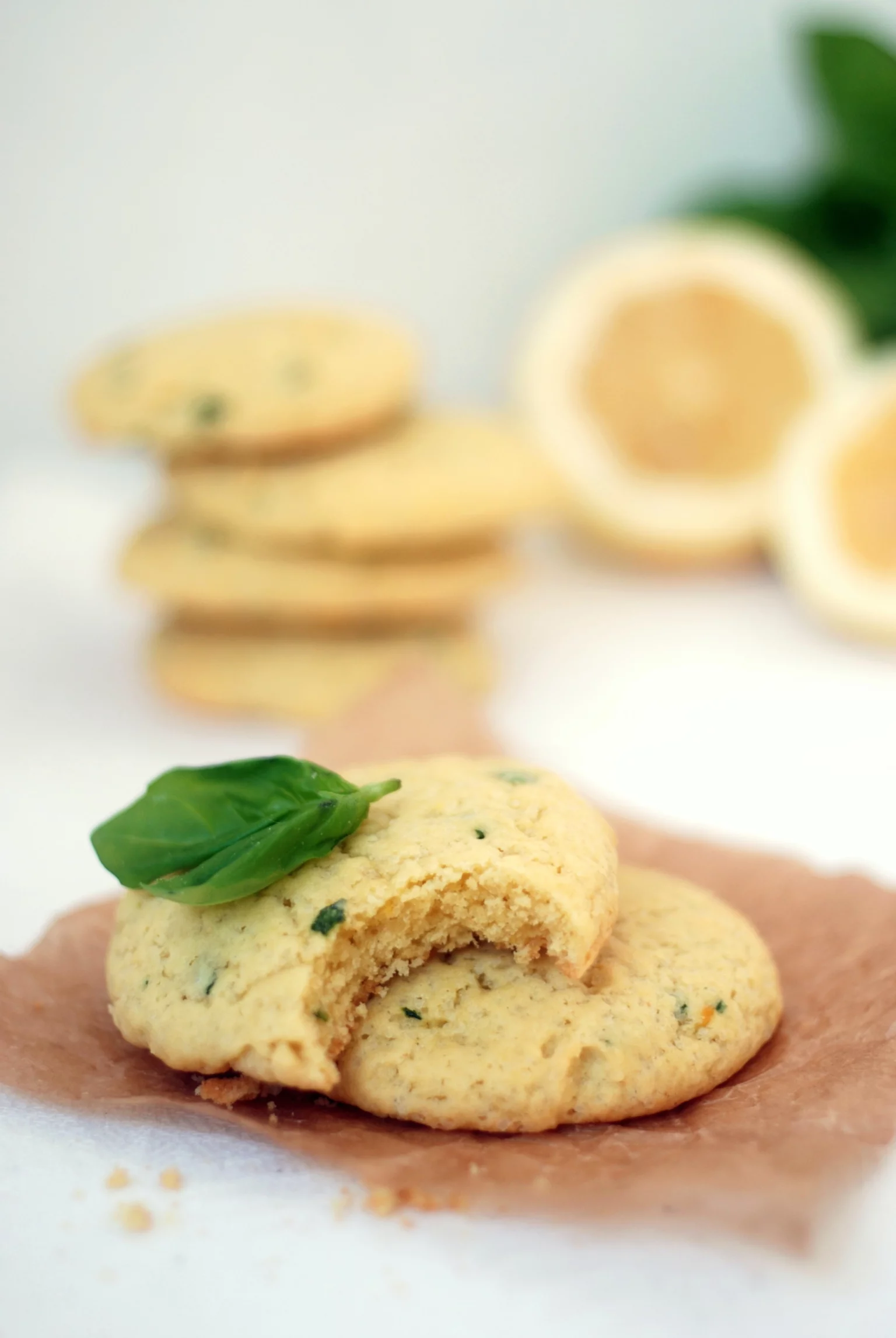 Cookies basilic citron