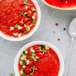 Gaspacho pastèque tomate