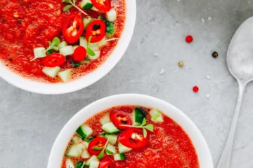 Gaspacho pastèque tomate