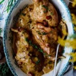 Lapin à la salmorejo