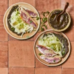 Rouget à la purée d’olive et au fenouil