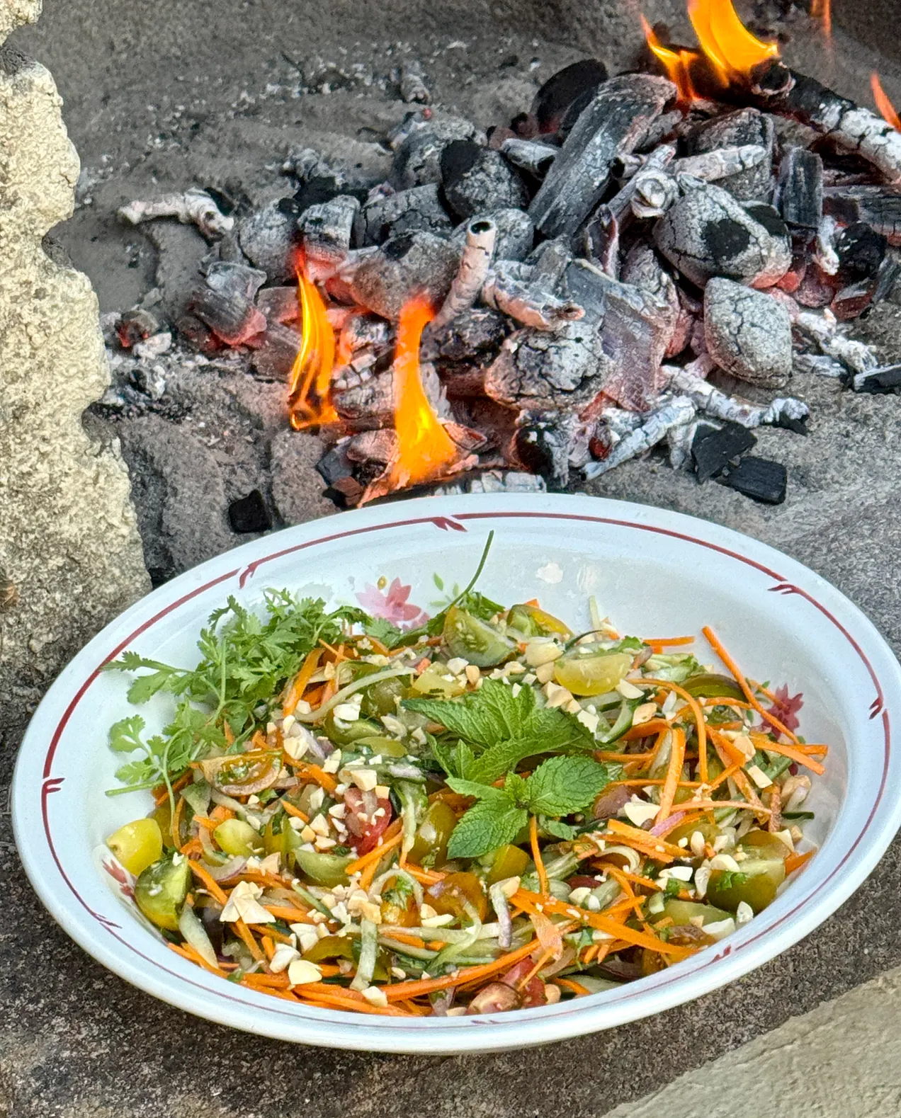 Salade de crudités à la thaï
