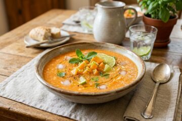 Soupe melon citron