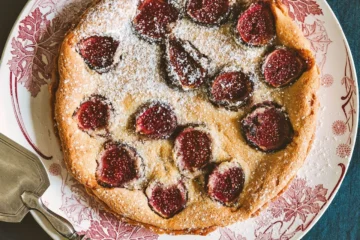 Figues rôties à la coppa et au fromage de brebis