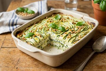 Gratin de courgette ricotta