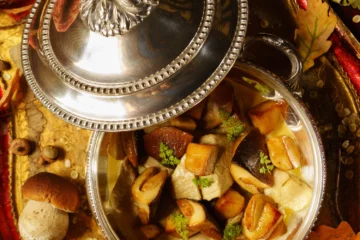 Blanquette de veau aux cèpes