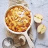 Clafoutis aux pommes, poires et vanille