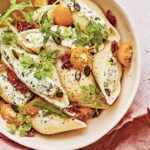 Conchiglionis ricotta-épinards