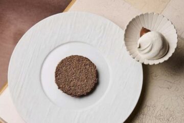 Dessert chocolat, vanille et tonka