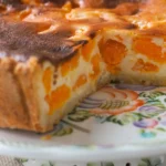 Le cheesecake basque aux mirabelles