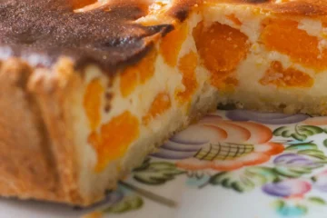Le cheesecake basque aux mirabelles