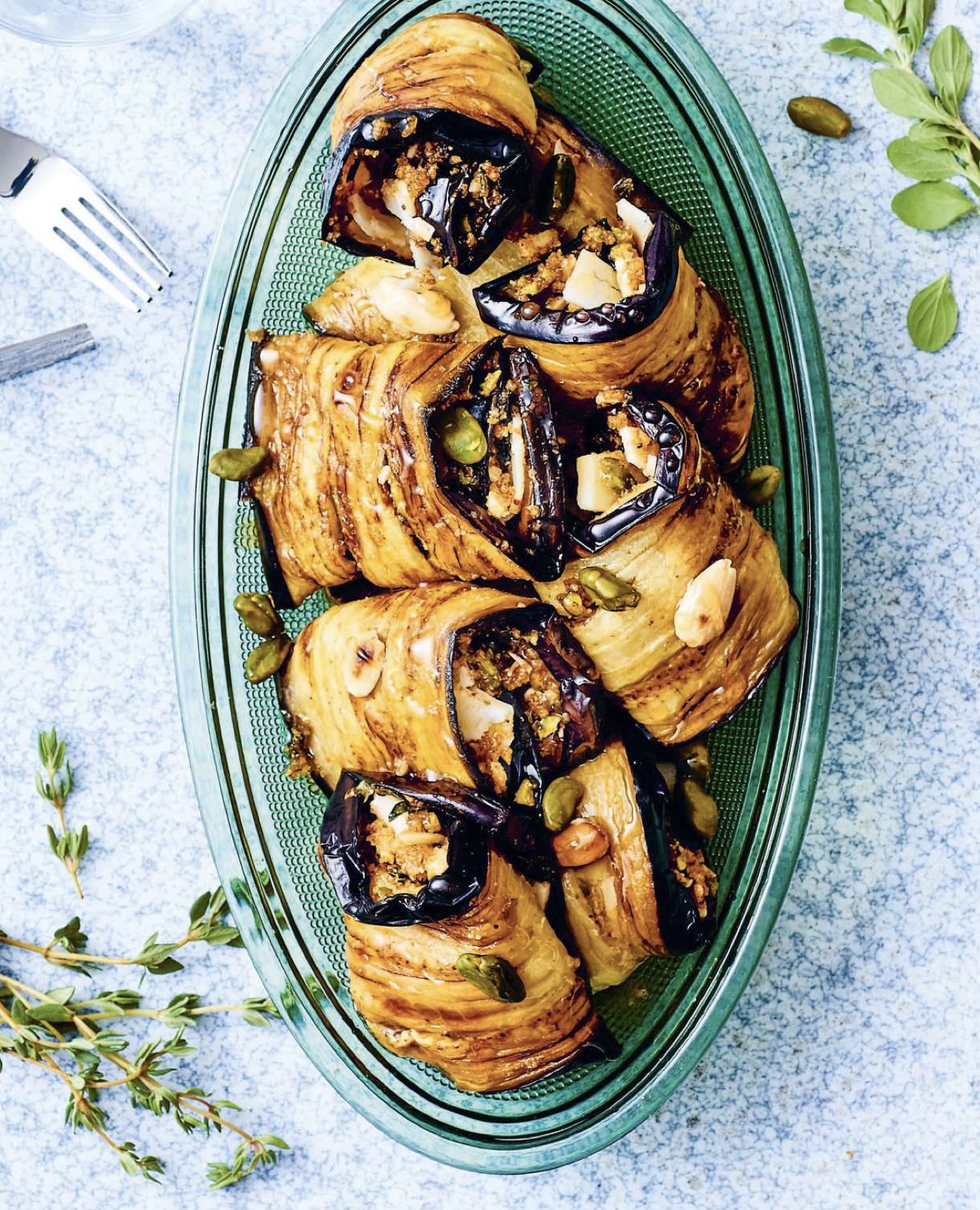 Paupiettes d'aubergine