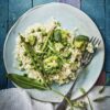 Risotto printanier aux saveurs d'ail des ours