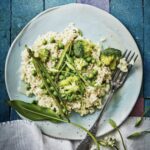 Risotto printanier aux saveurs d'ail des ours