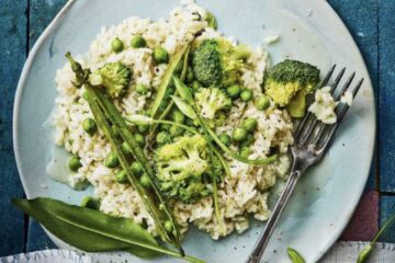 Risotto printanier aux saveurs d'ail des ours