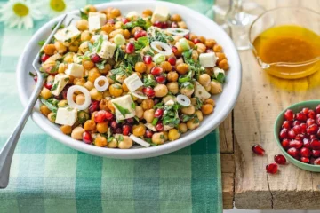 Salade de pois chiches et feta