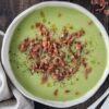 Velouté de fèves au chorizo