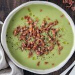 Velouté de fèves au chorizo