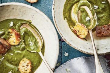Velouté d'épinard et ail des ours