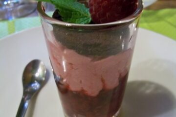 Verrine de framboise