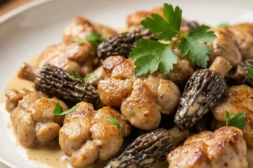 Ris de veau aux morilles à la crème